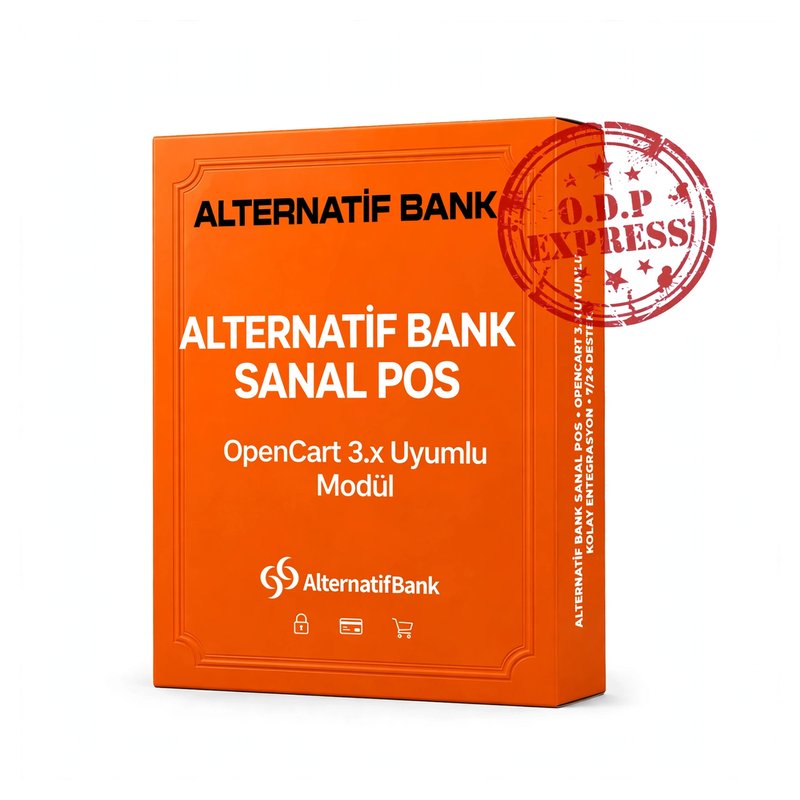 Alternatif Bank Opencart 3.X Sanal POS Modülü