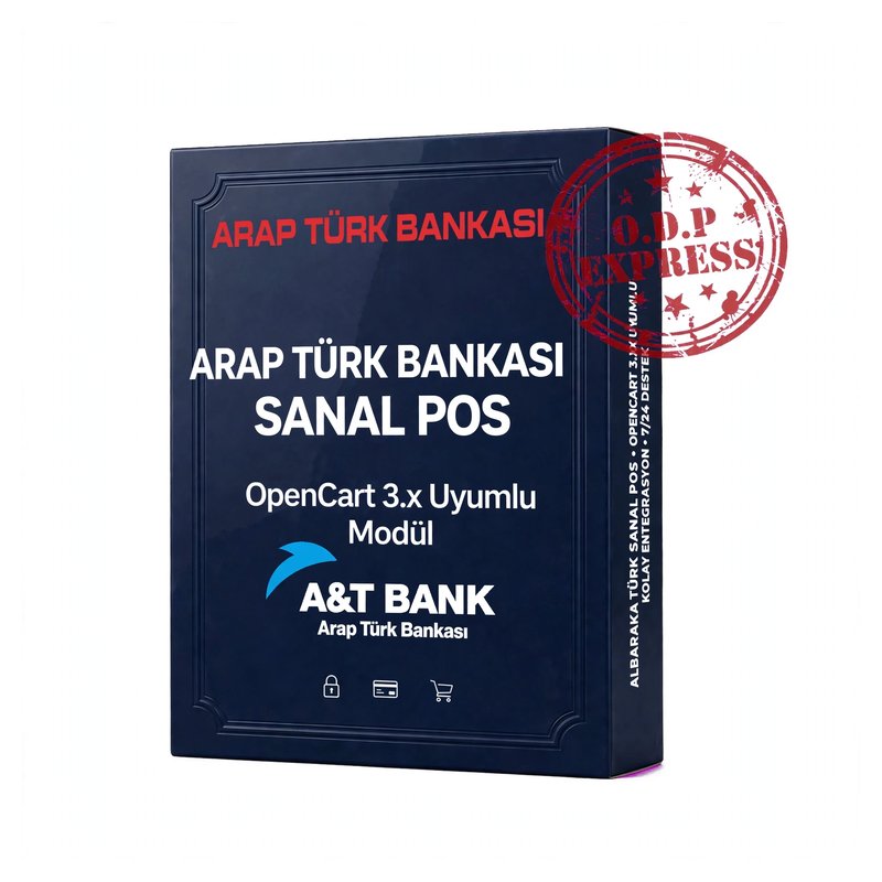 Arap Türk Bankası Opencart 3.X Sanal POS Modülü