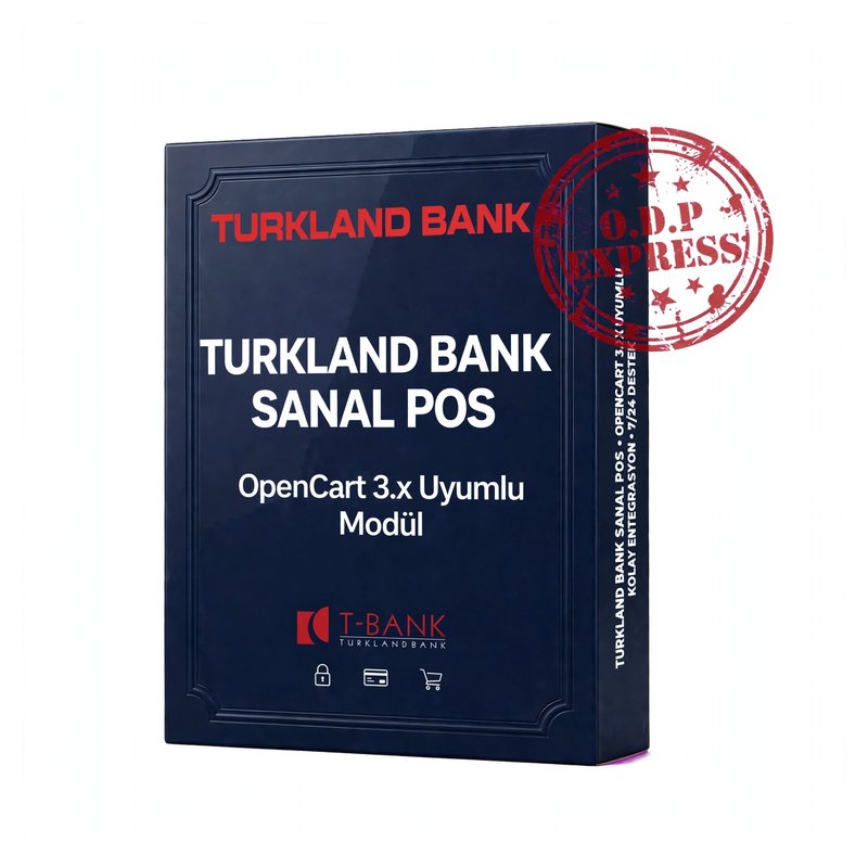 Turkland Bank Opencart 3.X Sanal POS Modülü