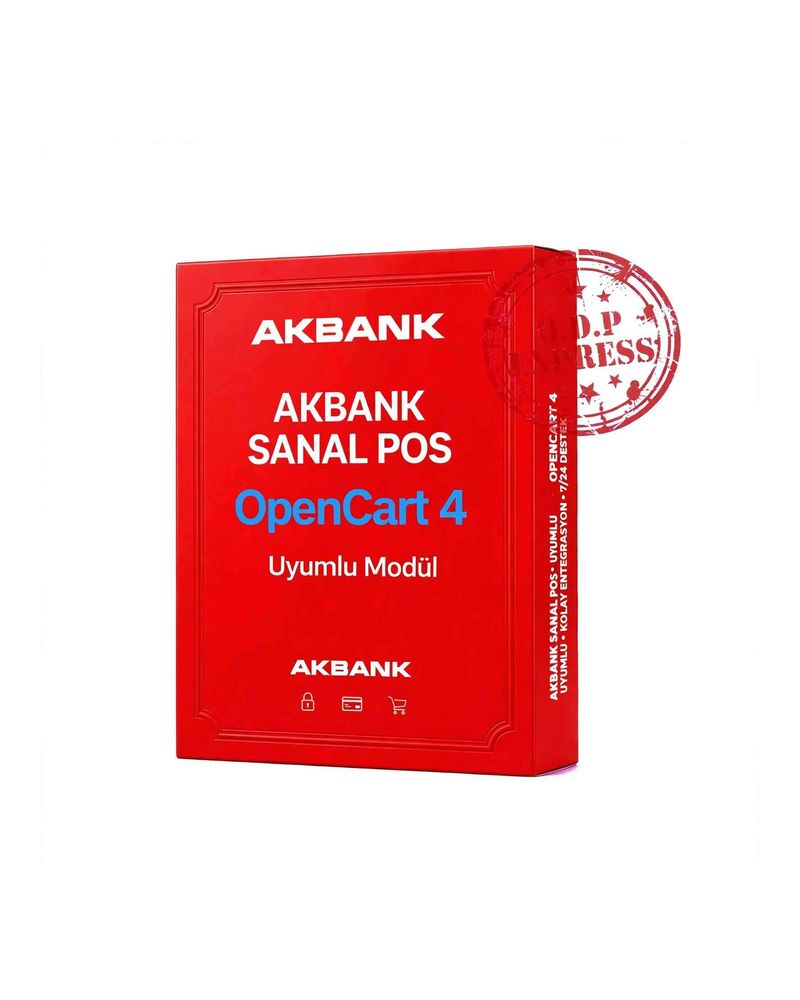 Akbank OpenCart 4.X Sanal POS Modülü