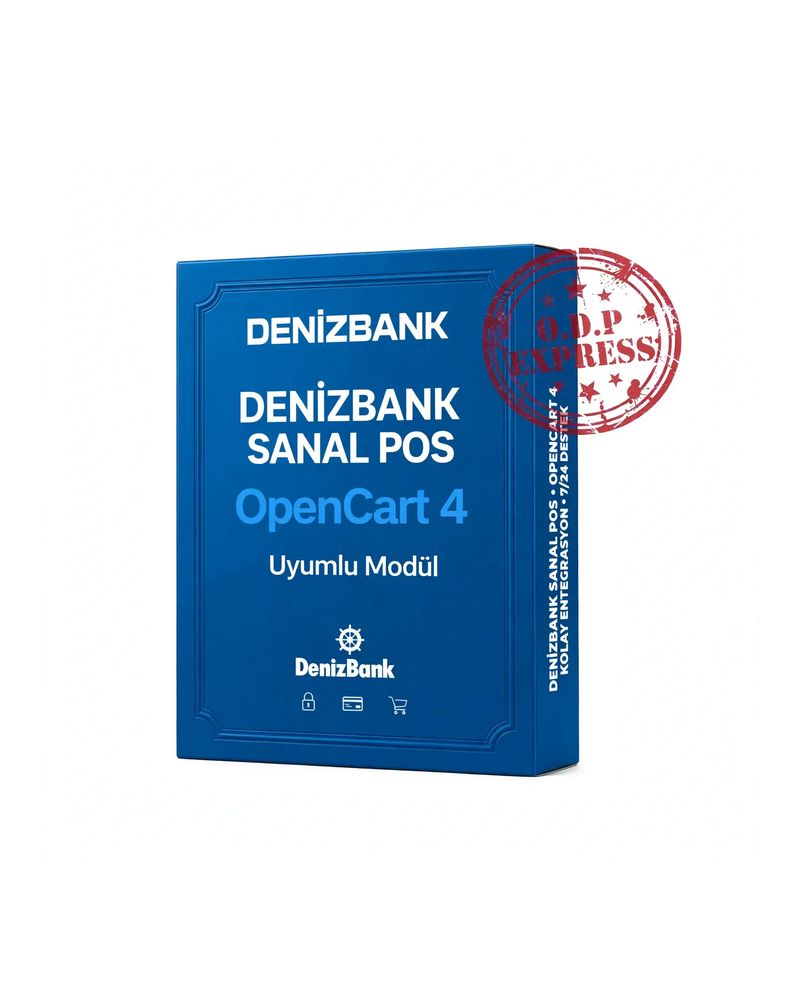 Denizbank OpenCart 4.X Sanal POS Modülü