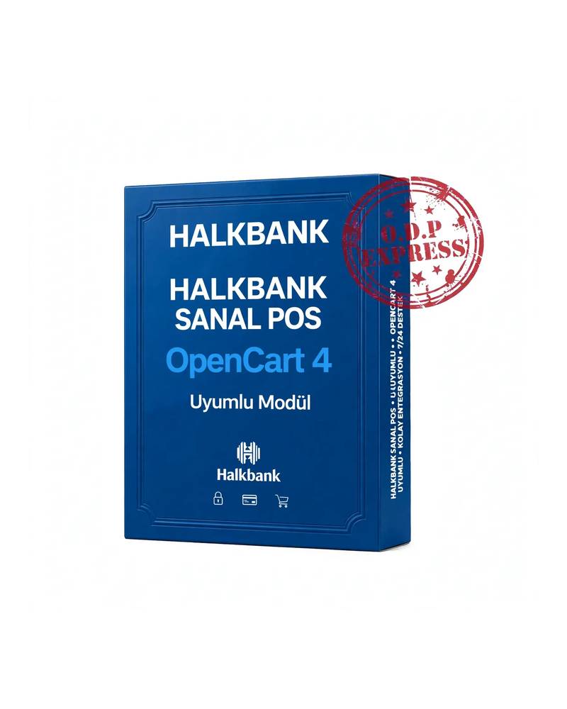 Halkbank OpenCart 4.X Sanal POS Modülü