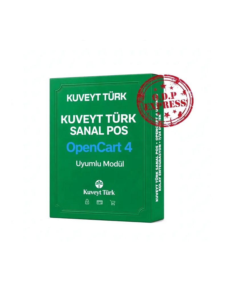 Kuveyt Türk OpenCart 4.X Sanal POS Modülü