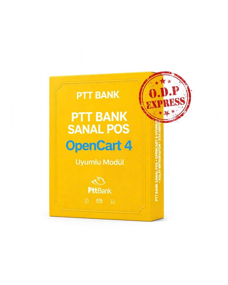 PTT Bank OpenCart 4.X Sanal POS Modülü