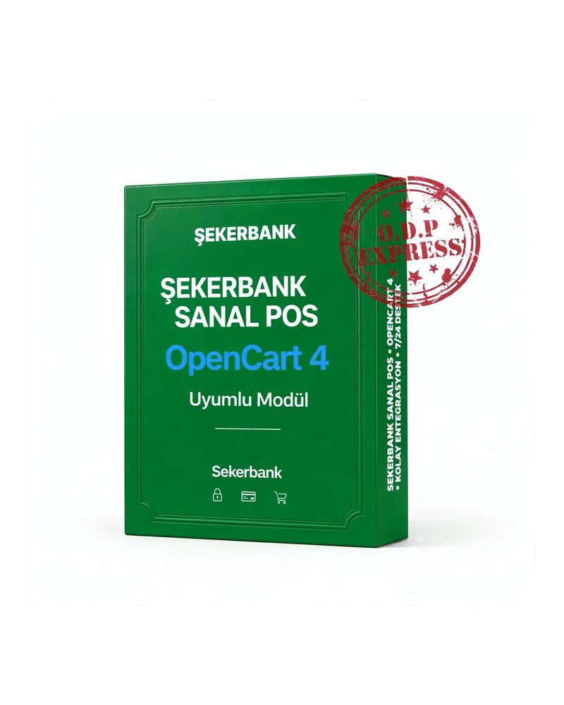 Şekerbank OpenCart 4.X Sanal POS Modülü