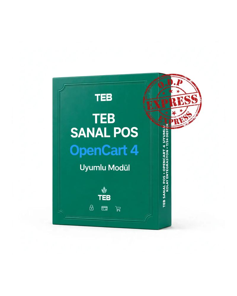 TEB OpenCart 4.X Sanal POS Modülü