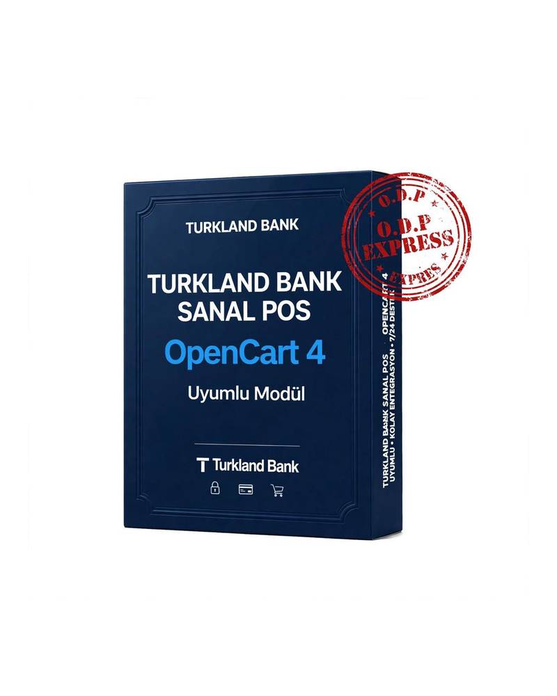 Turkland Bank OpenCart 4.X Sanal POS Modülü