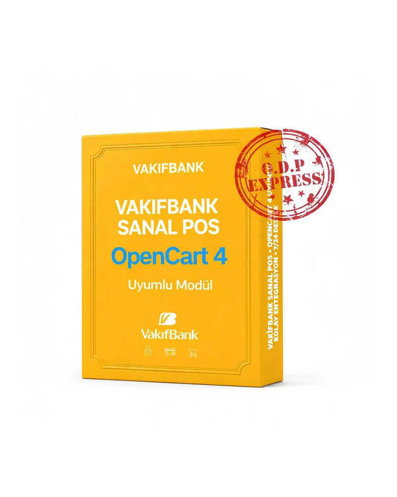 VakıfBank OpenCart 4.X Sanal POS Modülü