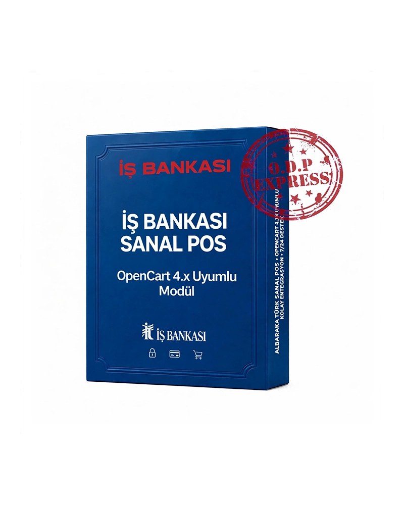 İş Bankası OpenCart 4.X Sanal POS Modülü