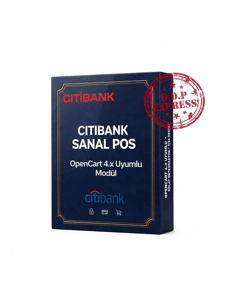 Citibank OpenCart 4.X Sanal POS Modülü