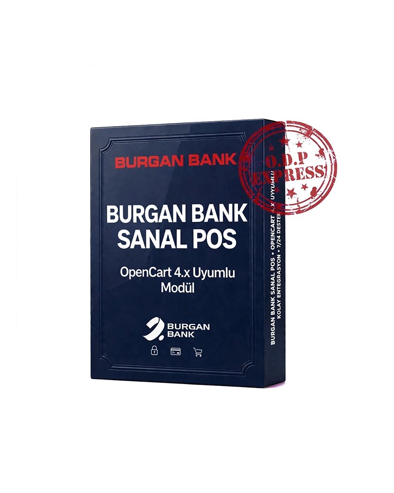 Burgan Bank OpenCart 4.X Sanal POS Modülü